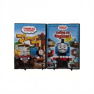 Thomas & Friends DVD Lot Calling All Engines Mud Glorious Mud Kids Children